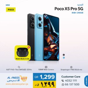 Read more about the article Buy Xiaomi Poco X5 Pro 5G 8GB 256GB For QR 1,299 in Qatar now.